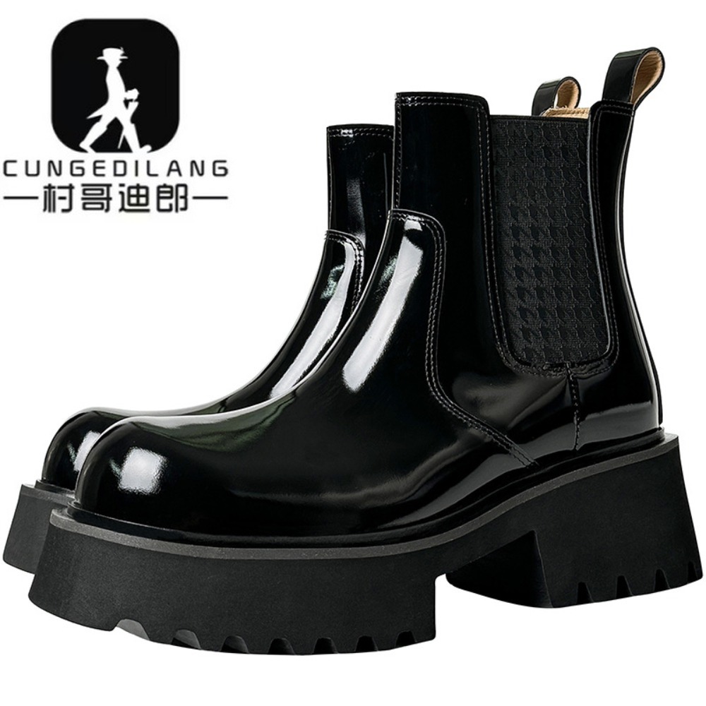 Men'S Shoes Increase Height - Bottes Chelsea pour hommes, modèle d’hiver,