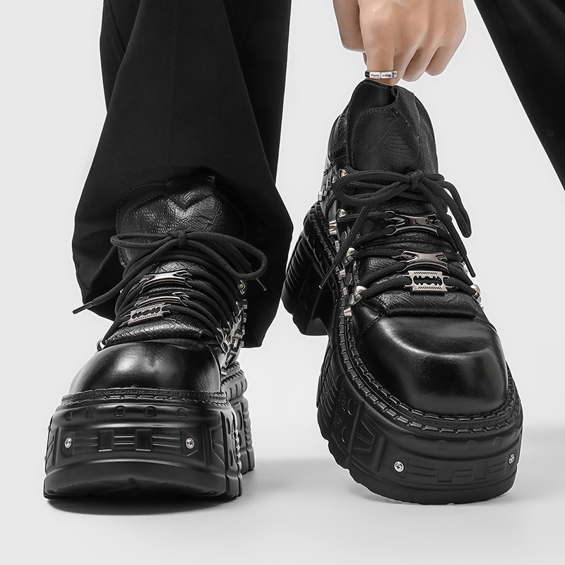 Men'S Shoes Increase Height - Nouvelles chaussures à plateforme gothiques punk
