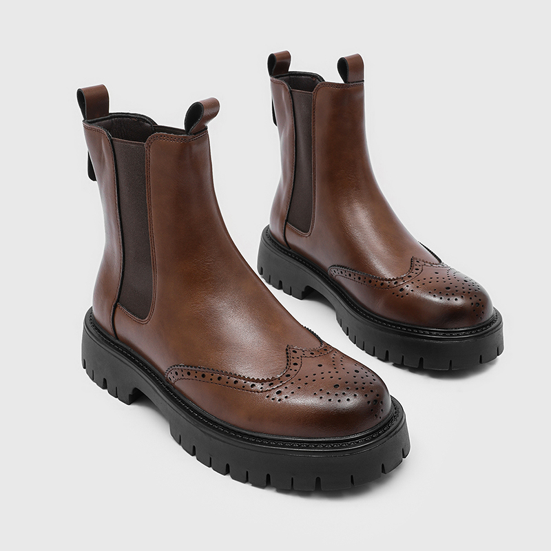 Men'S Shoes Increase Height - Bottes Chelsea haut de gamme pour
