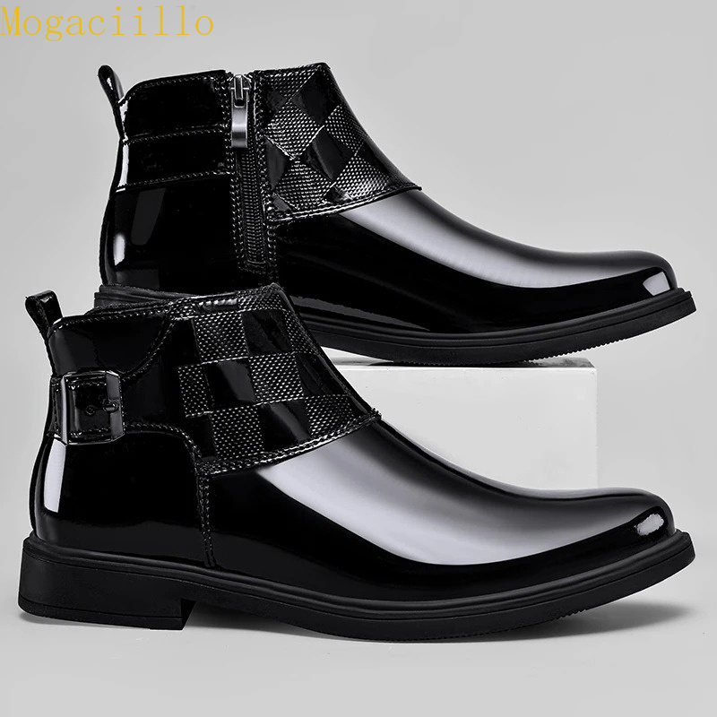 Men'S Shoes Hey Dude - Bottes Chelsea pour hommes en cuir