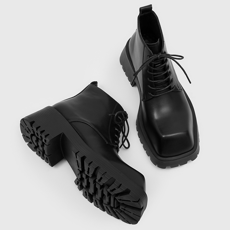 Bottes courtes noires pour hom - Men'S Shoes Increase Height avis et prix