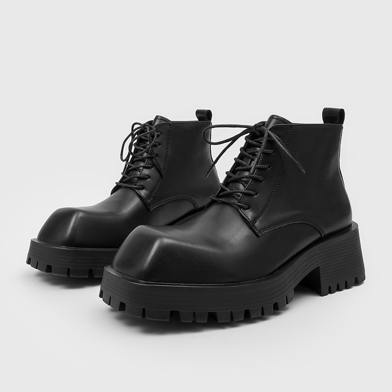 Bottes courtes noires pour hom - Men'S Shoes Increase Height avis et prix