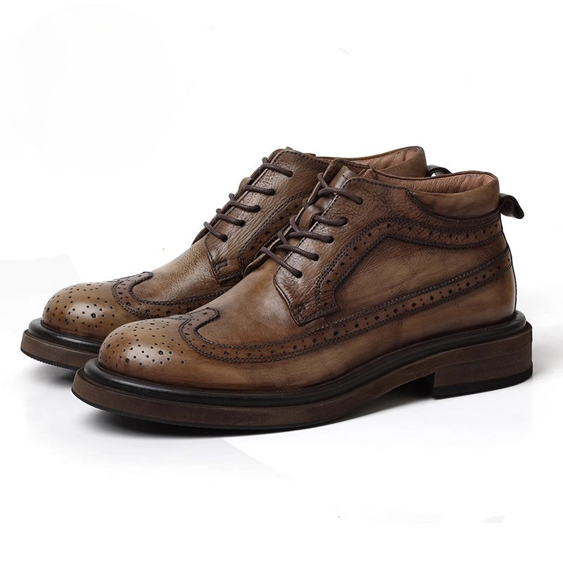 Brogue britannique sculpté hau - Men'S Shoes Hey Dude avis et prix