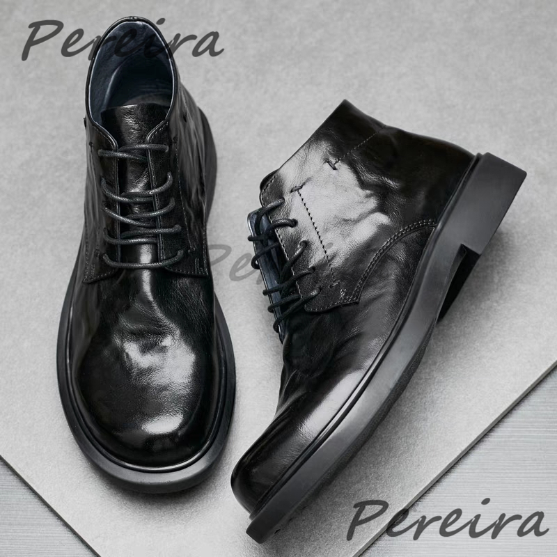 Bottines chaudes en cuir rétro - Men'S Shoes Hoka Sale avis et prix